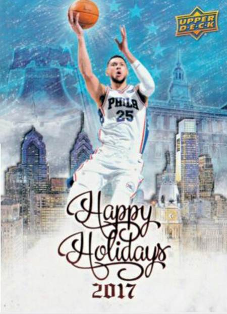 upper deck holiday card ben simmons