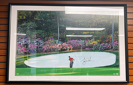 upper deck authenticated tiger woods