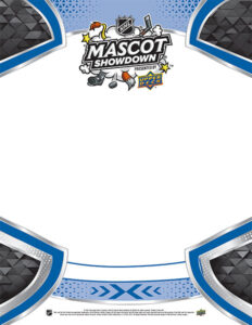 2022 Mascot Showdown Presented By Upper Deck - Color Your Own Trading Card