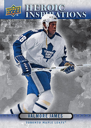 2022 upper deck valmore james heroic inspirations trading card toronto maple leafs