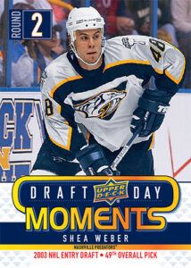 2022 Draft Day Moments - Shea Weber